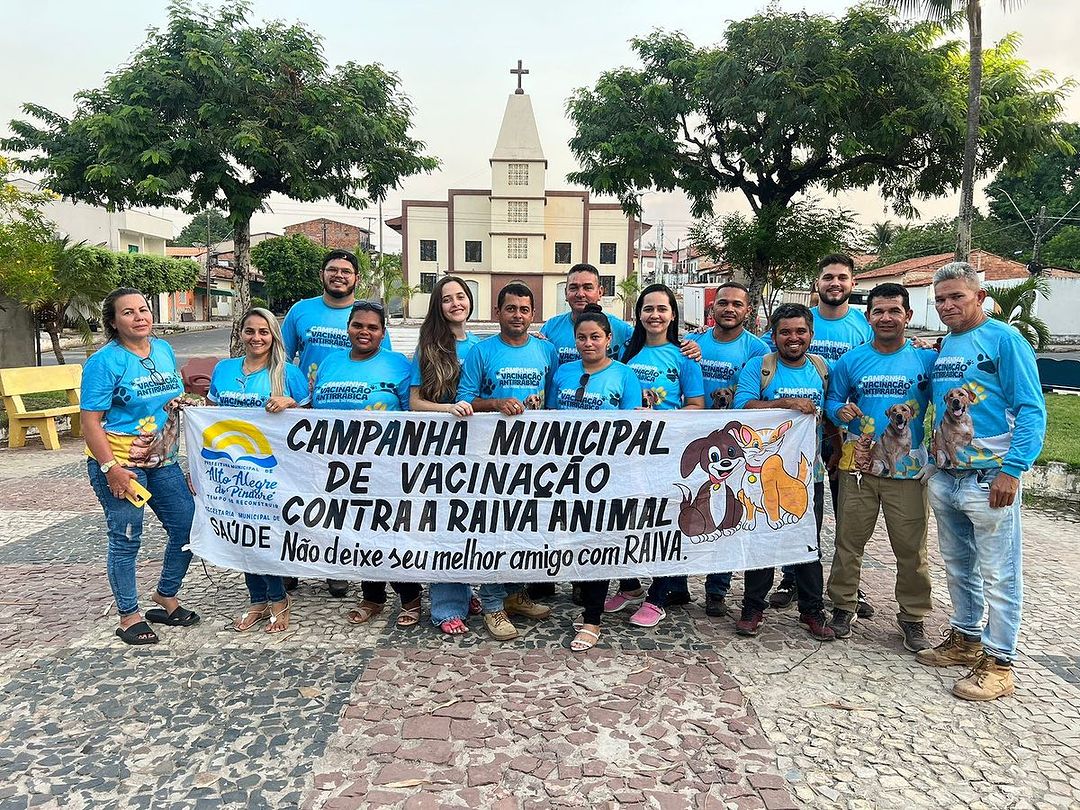 Dia D de Vacinação contra a raiva foi realizada sede do município de Alto Alegre do Pindaré