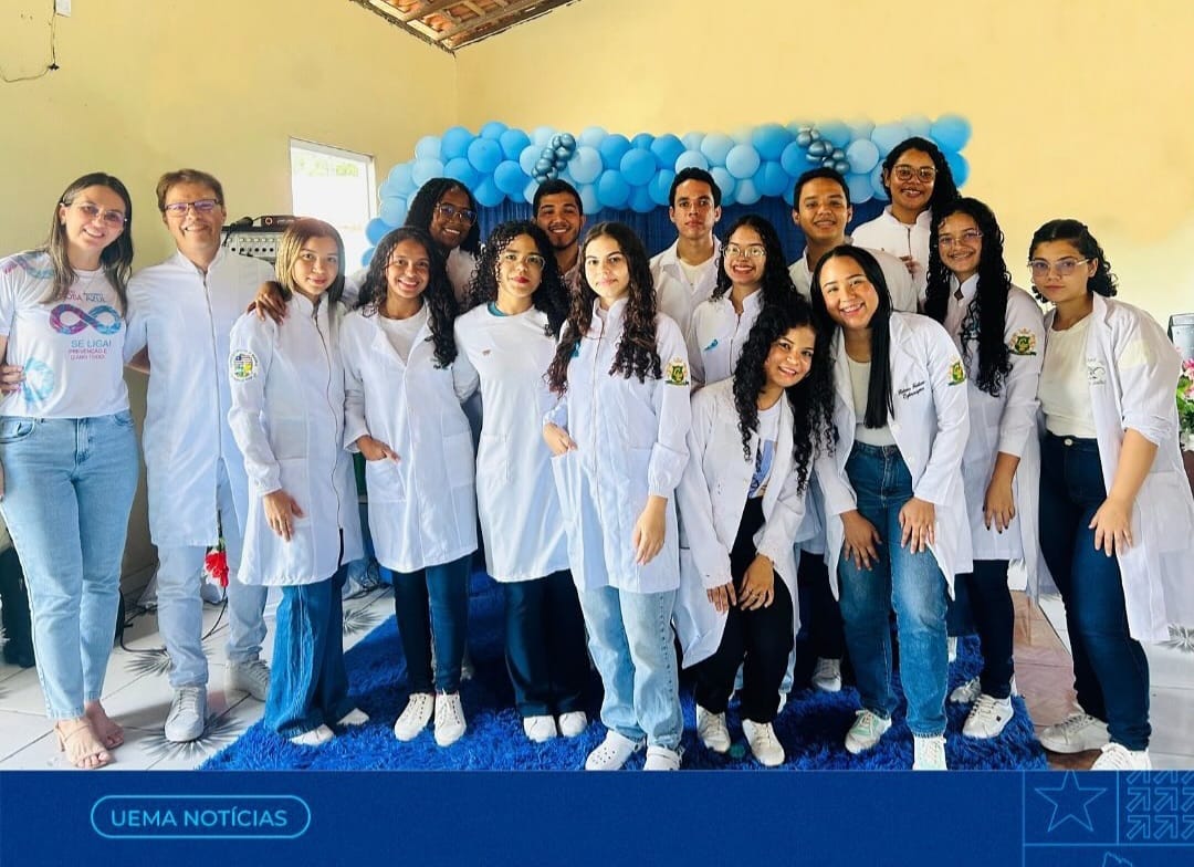 Acadêmicos de Enfermagem do campus da UEMA  de Santa Inês atuaram em Monção com a campanha “Novembro Azul: a prevenção é o melhor caminho para viver bem!”